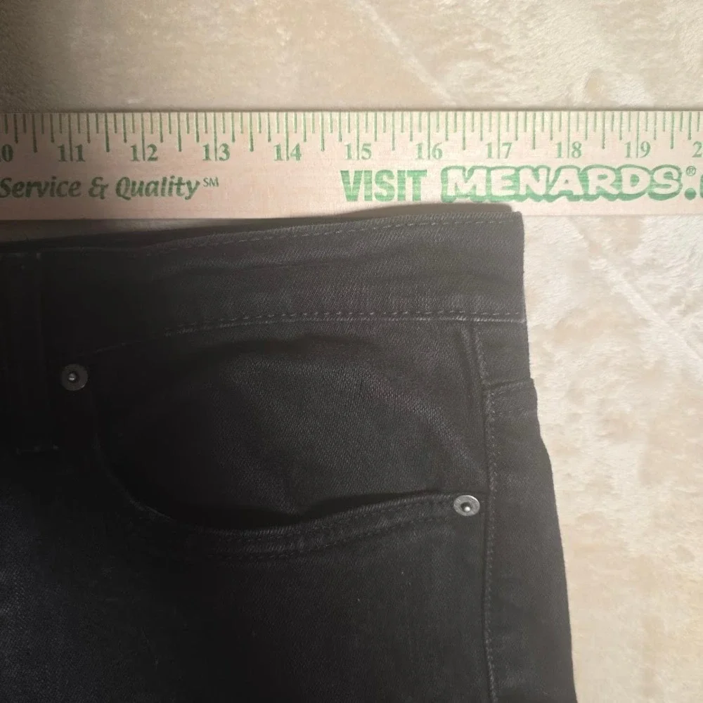 Levis 514 Straight Fit Mens Jeans Black Denim 34x32 Cotton Blend Pants